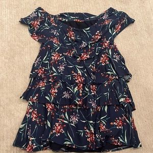 Off the shoulder ruffle dress